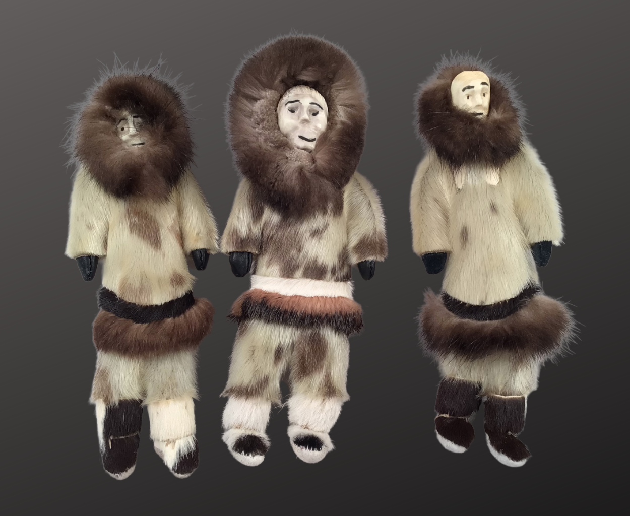Reindeer Horn Dolls: Arctic Spirit Gallery - Native Art Gallery in