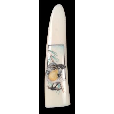 Warbler Scrimshaw