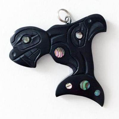 Killer Whale/Eagle Pendant