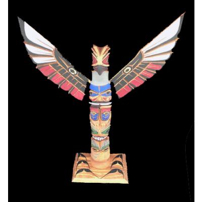 Eagle Bear Seal Clan Pole