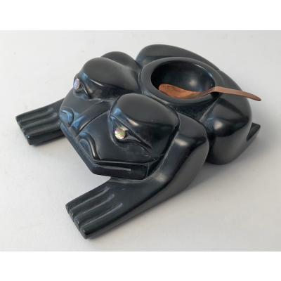 Argillite Frog Bowl
