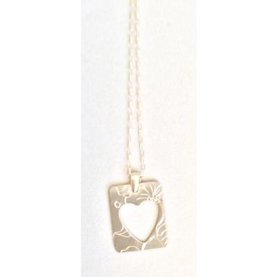 Framed Heart Necklace