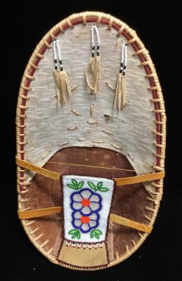 Athabascan Birch Bark Baby Carrier