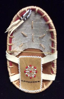 Miniature Athabascan Birch Bark Baby Carrier