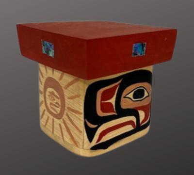 Small Bentwood Box - Eagle Design
