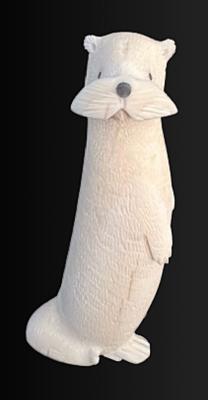 Whimsical Standing Otter