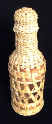 Cedar Wrapped Small Bottle