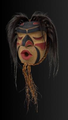 DZUNUḴ̓WA - Wild Woman of the Woods Mask