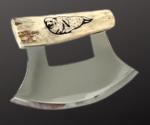 Ulu Knife with Seal Scrimshaw Handle