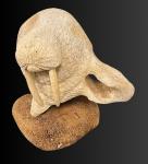 Carved Whalebone Walrus